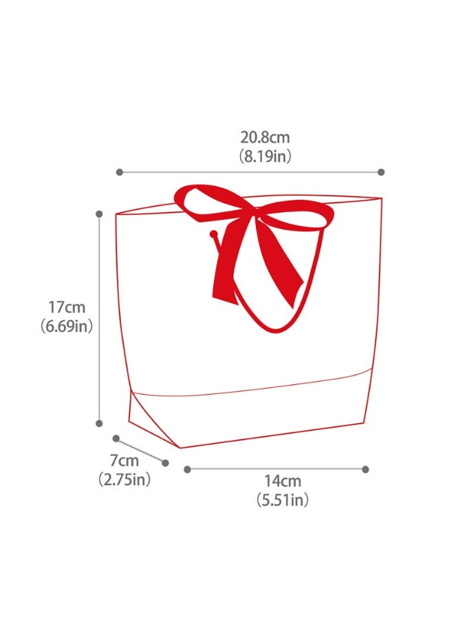 10PCS Heart Love Gift Paper Bags with Handle – Folding Candy & Favor Packaging for Wedding, Valentine’s Day, Party Gifts - Image 4